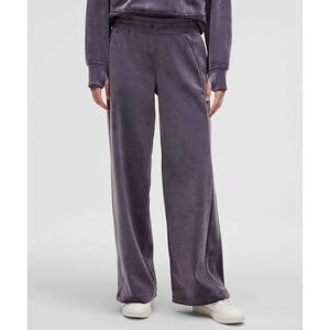 NWT Lululemon Scuba Mid-Rise Wide Leg Pant * Velvet Nightfall Size : XXS